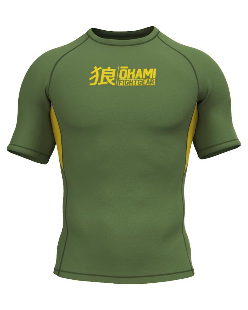 Okami KEII s/s rashguard -green
