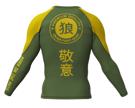 Okami KEII L/s rashguard -green