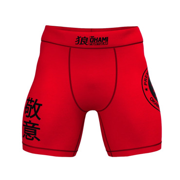 Okami Vale Tudo Shorts KEII-red