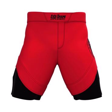 Okami KEII Fightshorts -red