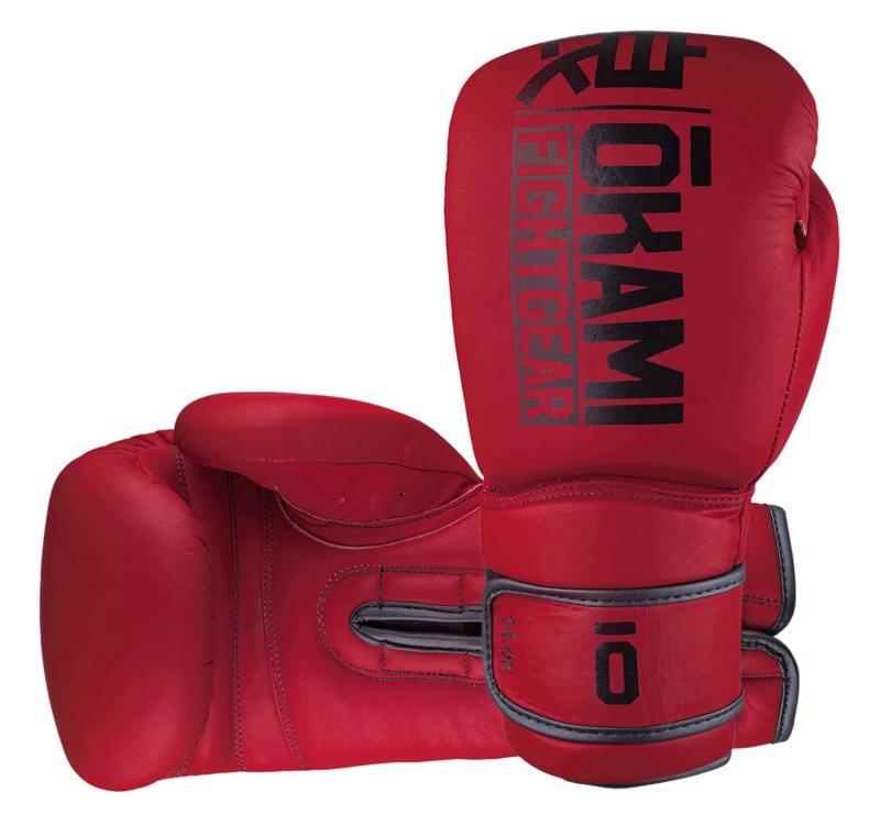 OKAMI competitor v2 BOXING GLOVES -red/black