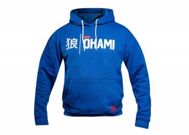 Okami Hoodie kanji -  blue