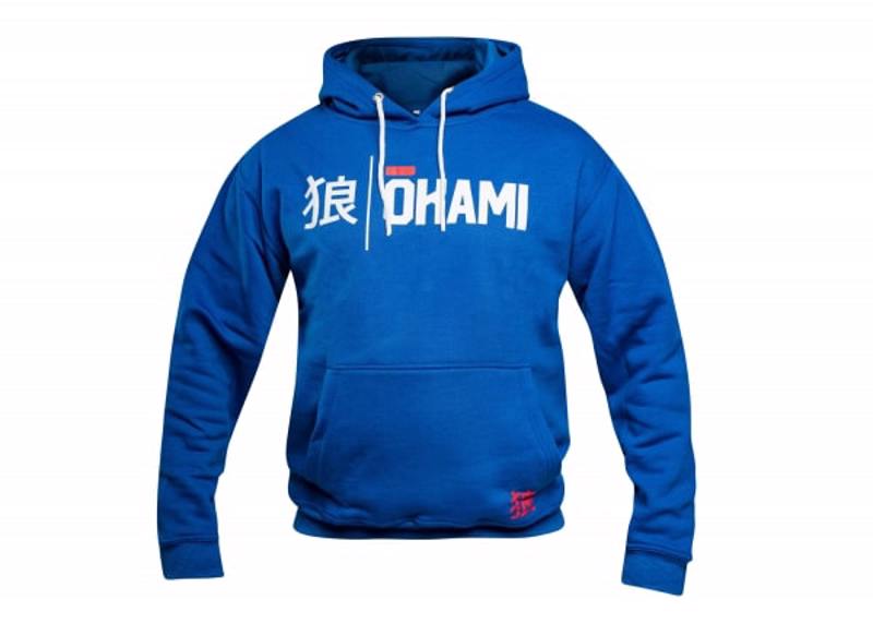 Okami Hoodie kanji - blue