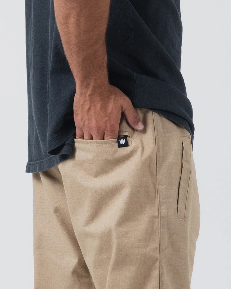  Kingz Casual Cotton Gi Pants-khaki