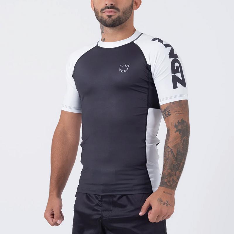 KINGZ Ranked Performance V2 s/S Rashguard-white