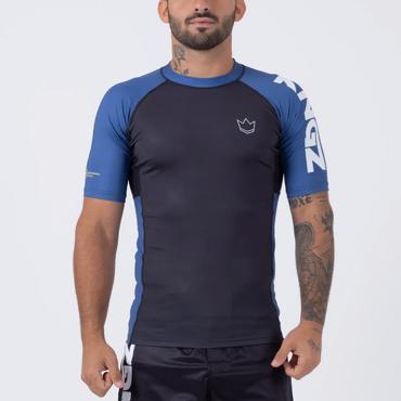 KINGZ Ranked Performance V2 s/S Rashguard-blue