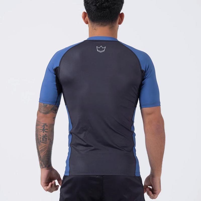 KINGZ Ranked Performance V2 s/S Rashguard-blue