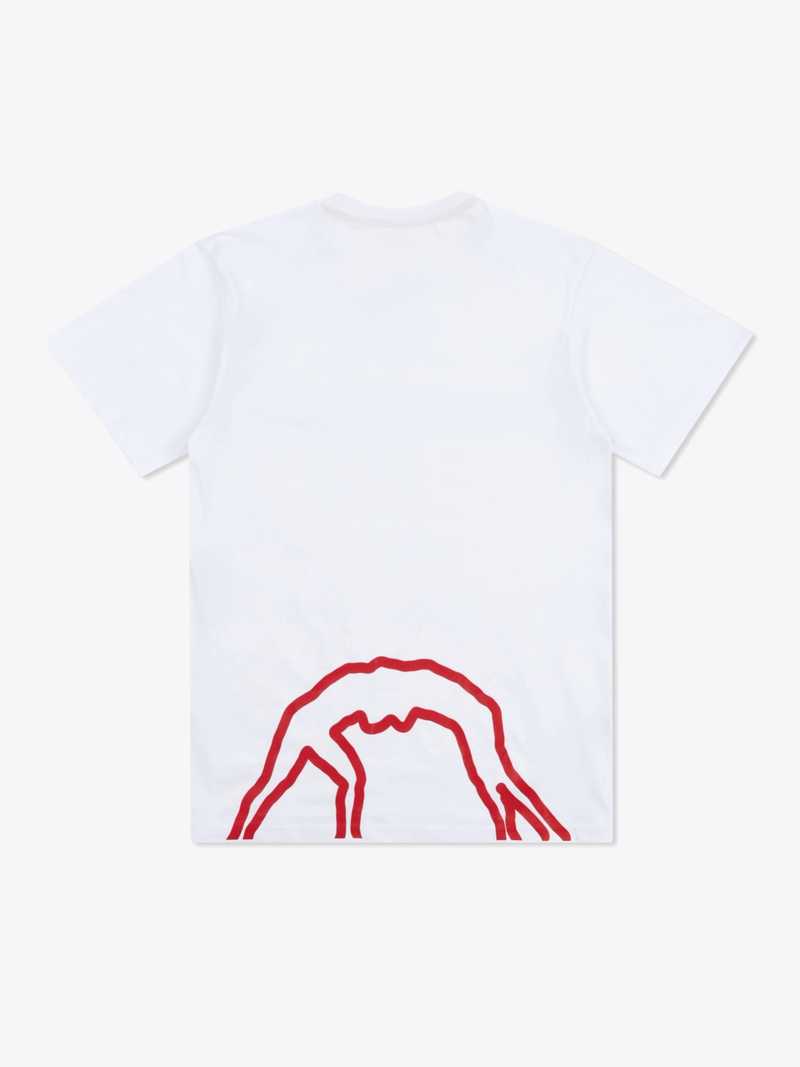 MANTO trace tshirt- white