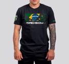 BAD BOY brazilian flag t-shirt - black
