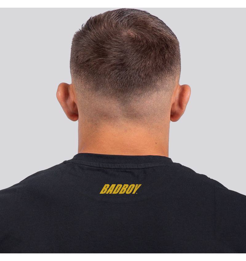 BAD BOY pontic flag t-shirt - black