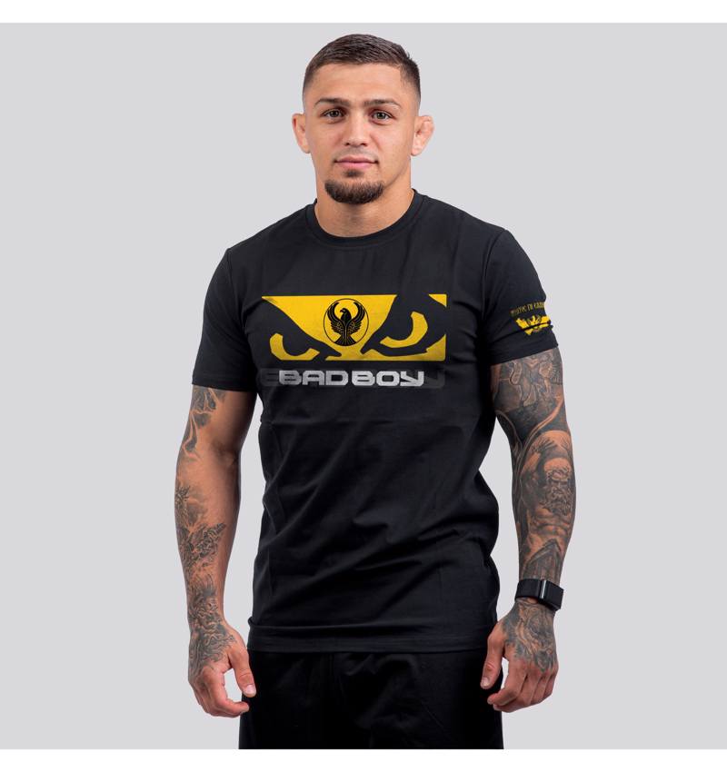 BAD BOY pontic flag t-shirt - black