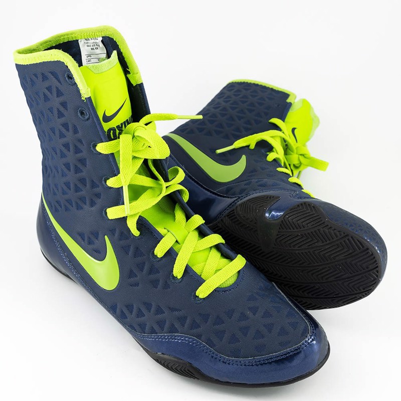 NIKE KO BOXING SHOES - navy/green